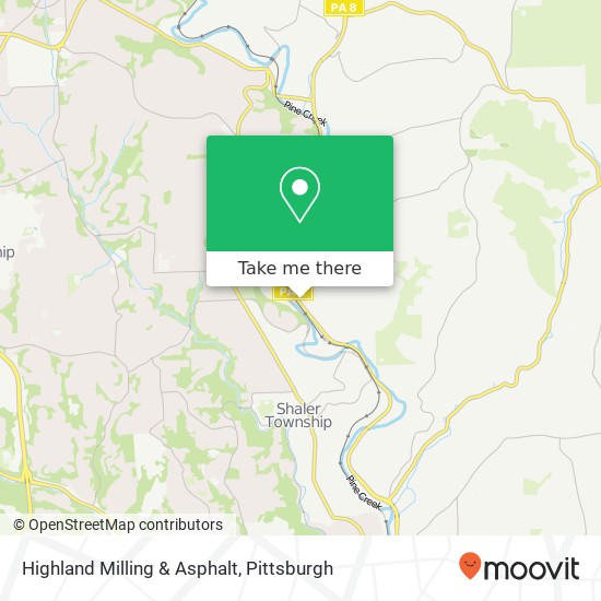 Mapa de Highland Milling & Asphalt