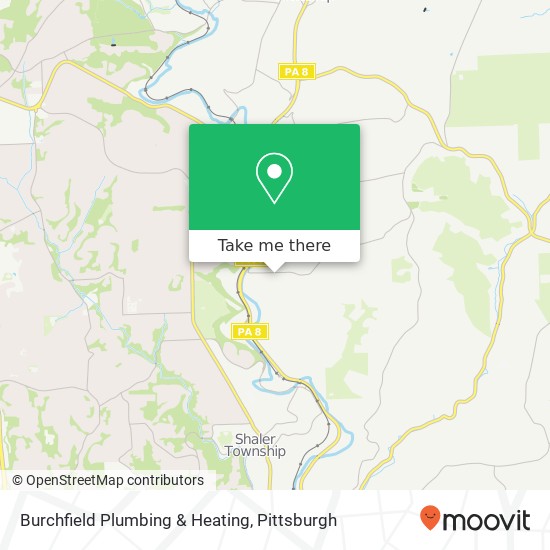 Burchfield Plumbing & Heating map