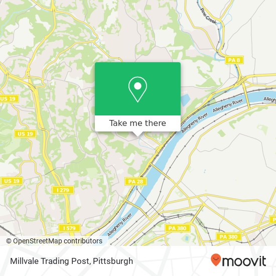 Millvale Trading Post map