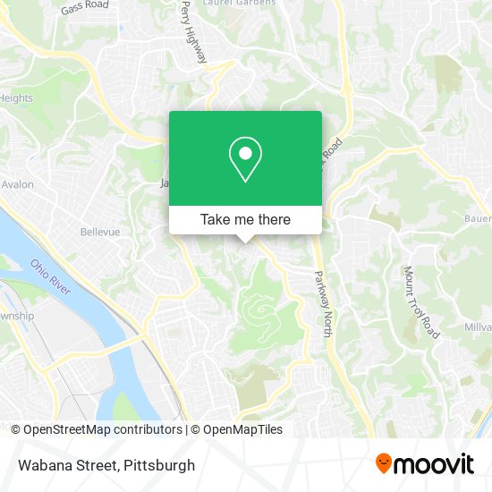 Mapa de Wabana Street