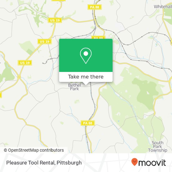 Pleasure Tool Rental map