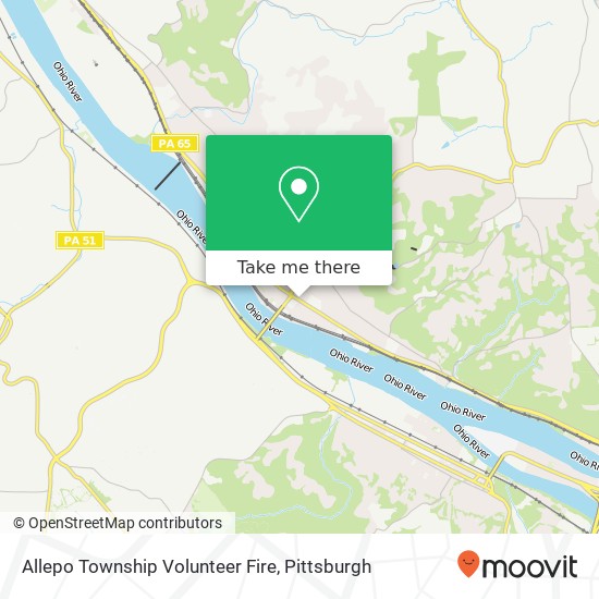 Allepo Township Volunteer Fire map
