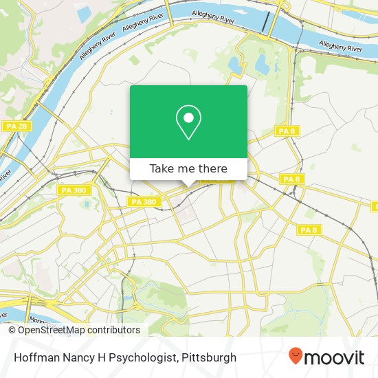 Hoffman Nancy H Psychologist map