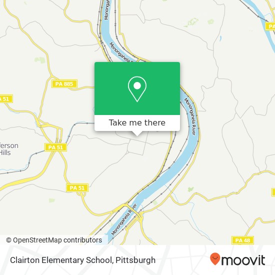 Mapa de Clairton Elementary School