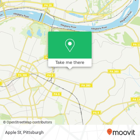 Apple St map