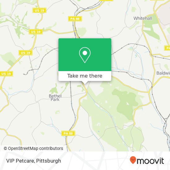 VIP Petcare map