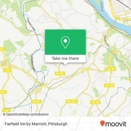 Mapa de Fairfield Inn by Marriott