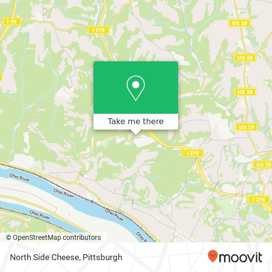 Mapa de North Side Cheese