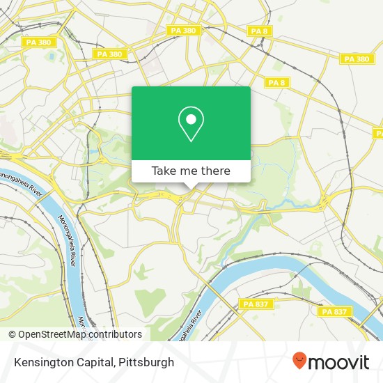 Kensington Capital map