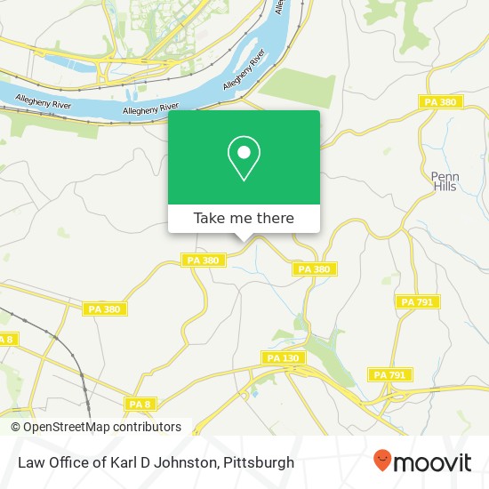 Mapa de Law Office of Karl D Johnston