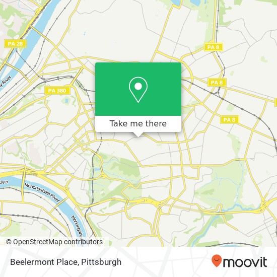 Mapa de Beelermont Place