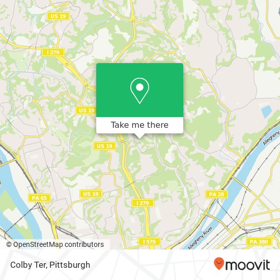 Colby Ter map