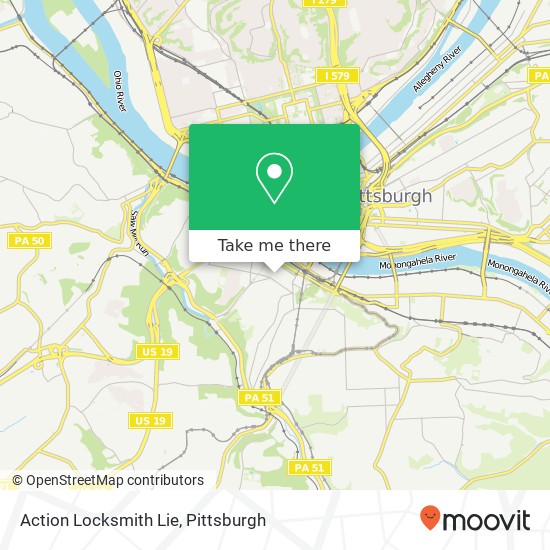 Mapa de Action Locksmith Lie