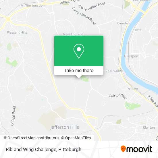 Rib and Wing Challenge map