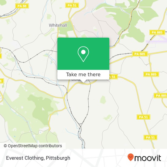 Everest Clothing, 308 Curry Hollow Rd Pleasant Hills, PA 15236 map