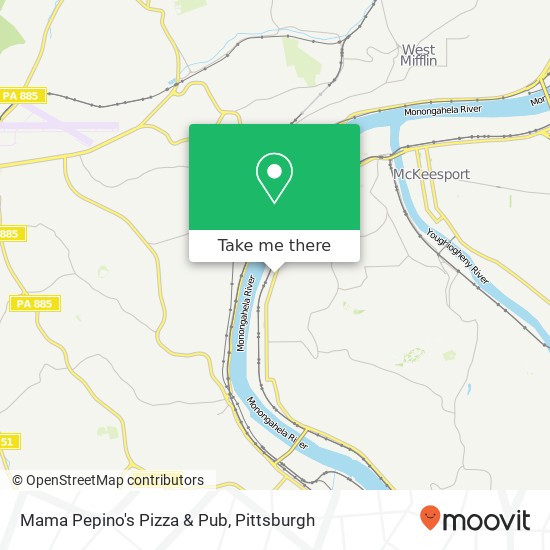 Mama Pepino's Pizza & Pub, 44 Monongahela Ave Glassport, PA 15045 map