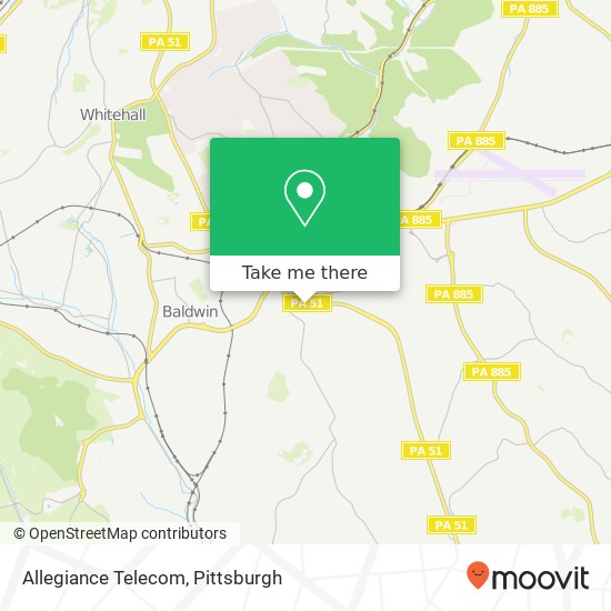 Allegiance Telecom, 98 Clairton Blvd Pittsburgh, PA 15236 map