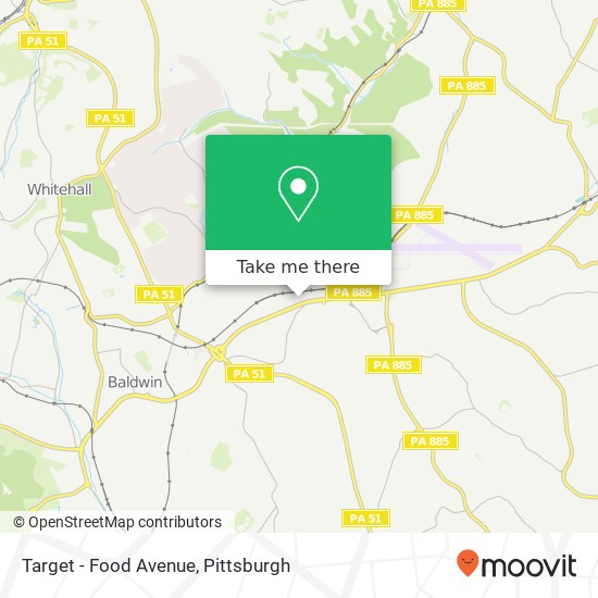 Target - Food Avenue, 1717 Lebanon Church Rd Pittsburgh, PA 15236 map