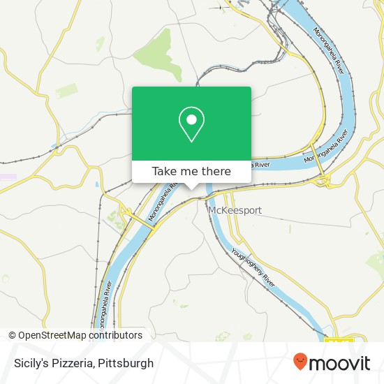 Sicily's Pizzeria, 225 Atlantic Ave McKeesport, PA 15132 map