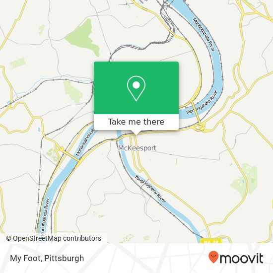 My Foot, 309 5th Ave McKeesport, PA 15132 map