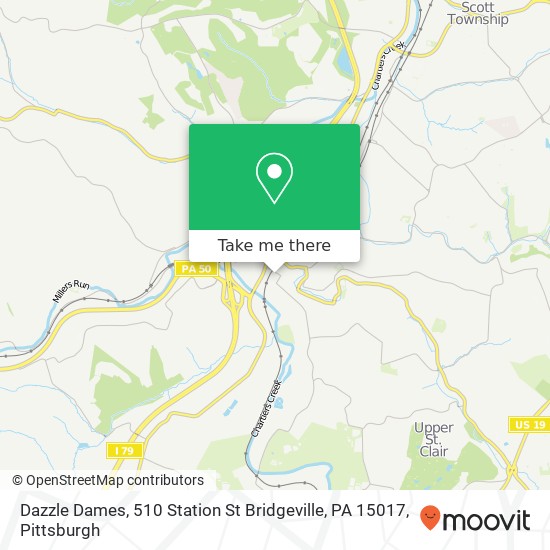 Dazzle Dames, 510 Station St Bridgeville, PA 15017 map