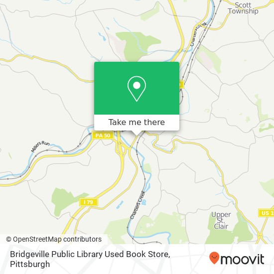 Bridgeville Public Library Used Book Store map