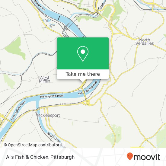 Al's Fish & Chicken, 1021 Duquesne Blvd Duquesne, PA 15110 map