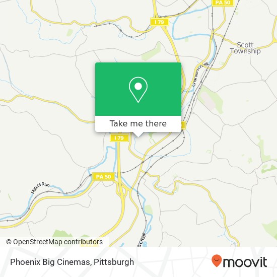 Phoenix Big Cinemas map