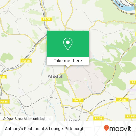 Anthony's Restaurant & Lounge, 4131 Brownsville Rd Pittsburgh, PA 15227 map