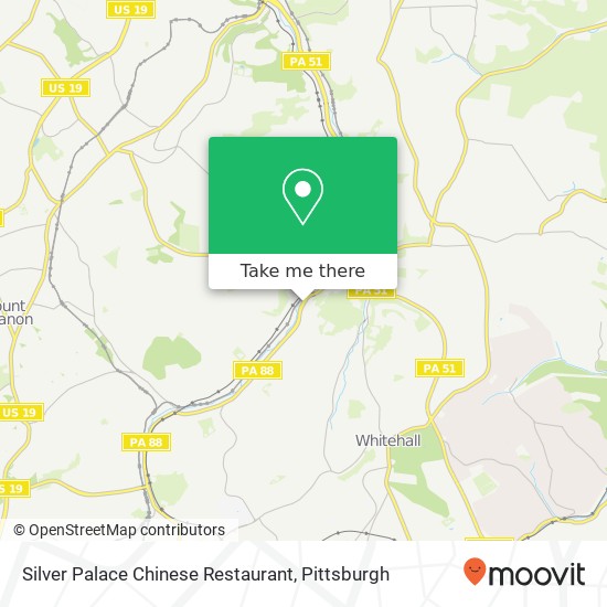 Silver Palace Chinese Restaurant, 2739 Library Rd Pittsburgh, PA 15234 map