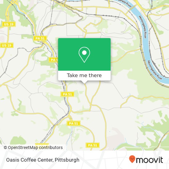 Oasis Coffee Center, 1912 Brownsville Rd Pittsburgh, PA 15210 map