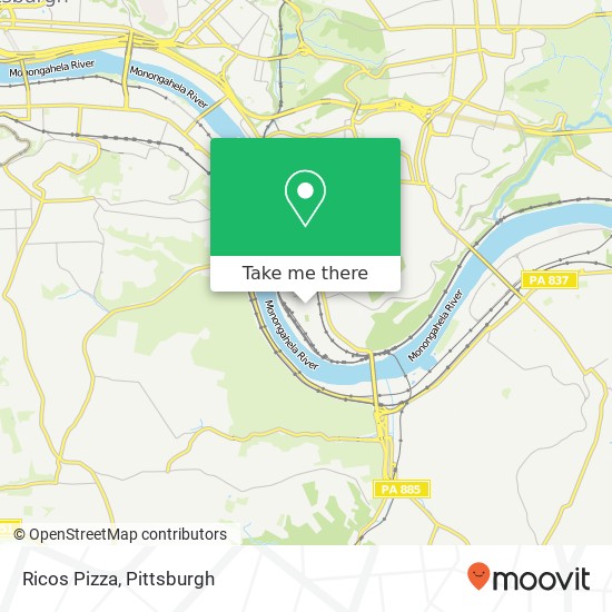 Ricos Pizza, 215 Courtland St Pittsburgh, PA 15207 map