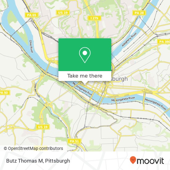Butz Thomas M, 11 Stanwix St Pittsburgh, PA 15222 map