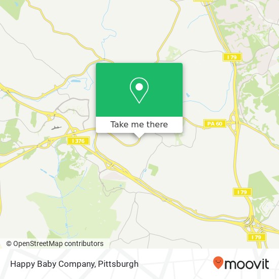 Mapa de Happy Baby Company, 5998 Steubenville Pike McKees Rocks, PA 15136