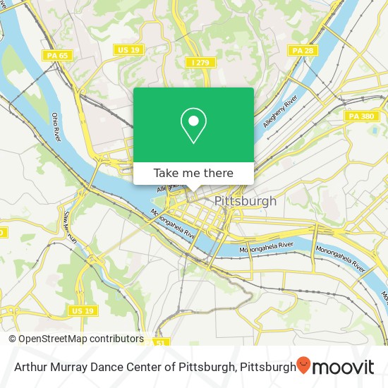 Arthur Murray Dance Center of Pittsburgh, 136 6th St Pittsburgh, PA 15222 map