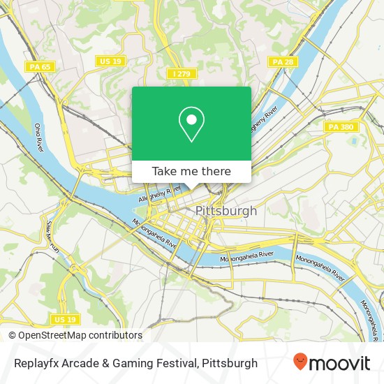 Replayfx Arcade & Gaming Festival map