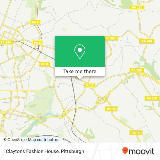 Claytons Fashion House, 792 Penn Ave Wilkinsburg, PA 15221 map