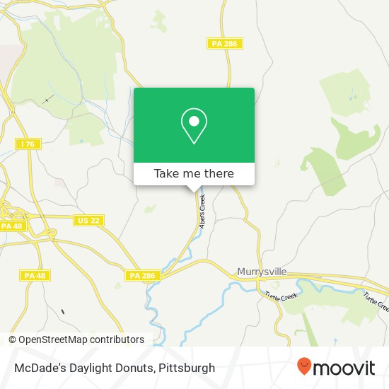 McDade's Daylight Donuts, 1741 Golden Mile Hwy Monroeville, PA 15146 map