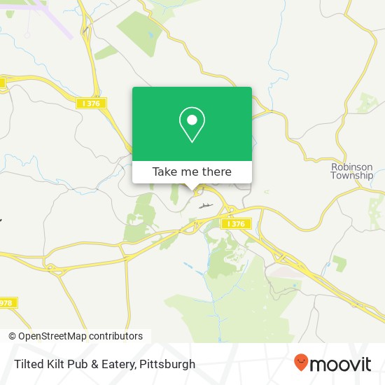 Mapa de Tilted Kilt Pub & Eatery, 120 Andrew Dr Pittsburgh, PA 15275