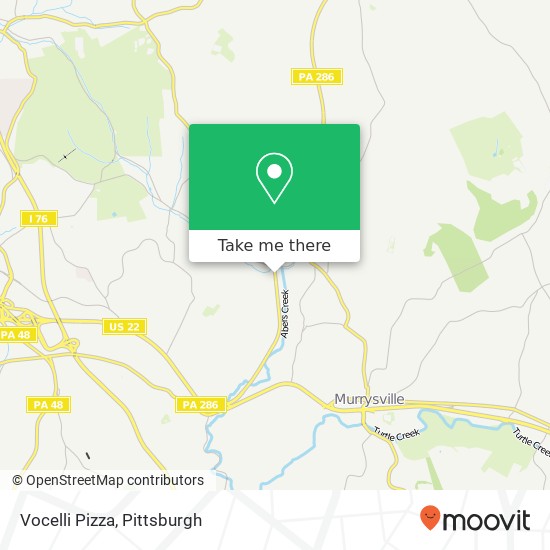 Vocelli Pizza map