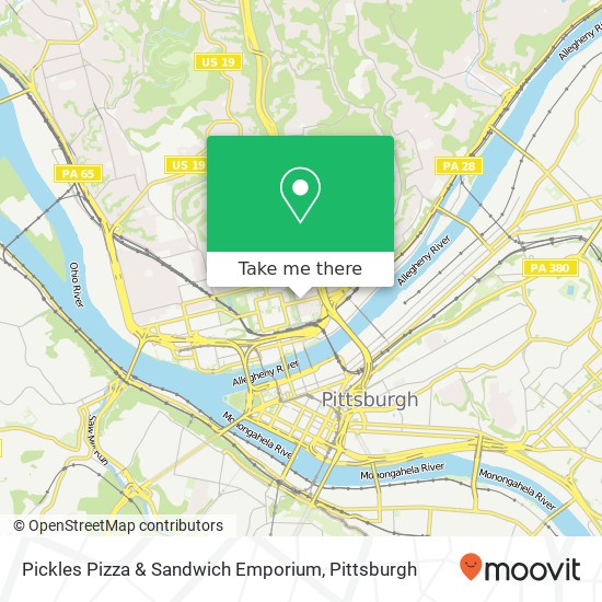 Pickles Pizza & Sandwich Emporium, 424 E Ohio St Pittsburgh, PA 15212 map
