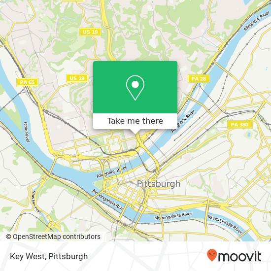 Key West, 719 East St Pittsburgh, PA 15212 map