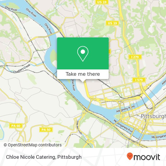 Chloe Nicole Catering, 1650 Metropolitan St Pittsburgh, PA 15233 map