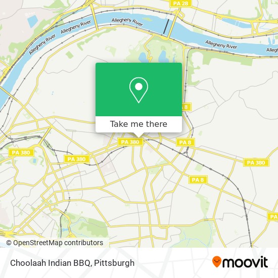 Choolaah Indian BBQ map