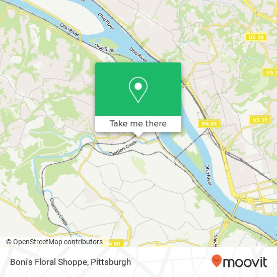 Boni's Floral Shoppe, 531 Chartiers Ave McKees Rocks, PA 15136 map