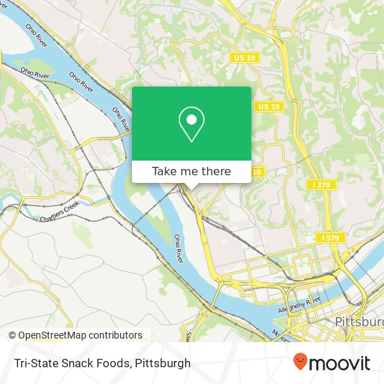 Tri-State Snack Foods, 1529 Superior Ave Pittsburgh, PA 15212 map