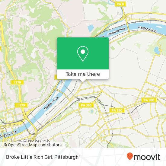Broke Little Rich Girl, 3816 Butler St Pittsburgh, PA 15201 map