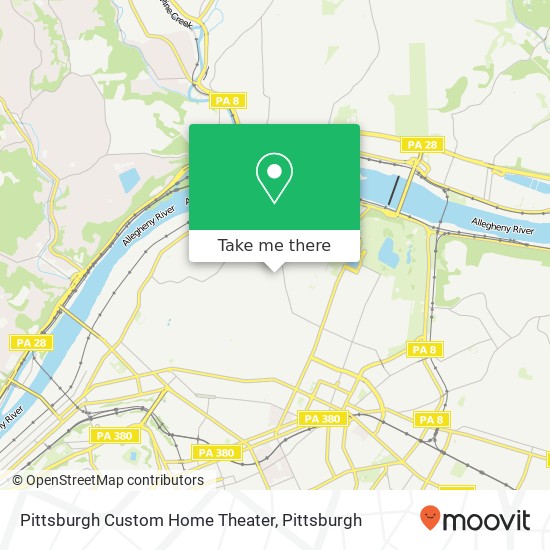 Pittsburgh Custom Home Theater, 4928 Somerville St Pittsburgh, PA 15201 map