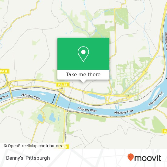 Denny's, 200 West Dr Fox Chapel, PA 15215 map