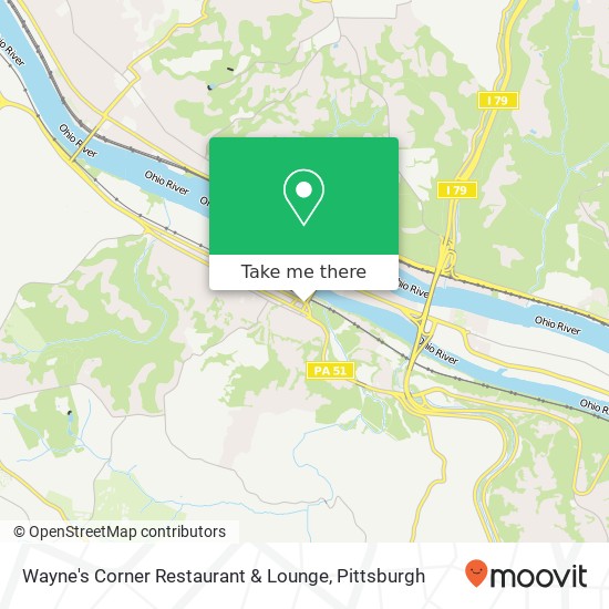 Wayne's Corner Restaurant & Lounge, 1530 4th Ave Coraopolis, PA 15108 map